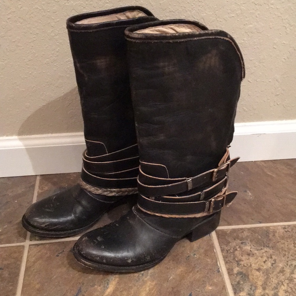 Freebird black boots